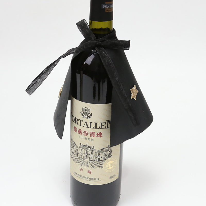 Wholesale Halloween Mini Witch Hat Wine Bottle Decoration Halloween Party Wine Bottle Hat Decoration Scene Layout Props