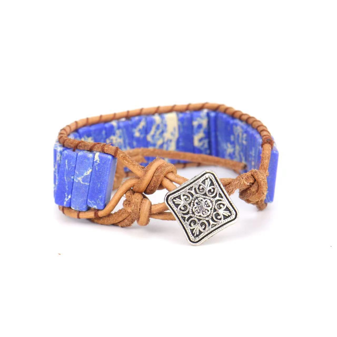 Wholesale Hand-woven Leather European and American Bohemian Creative Bracelet