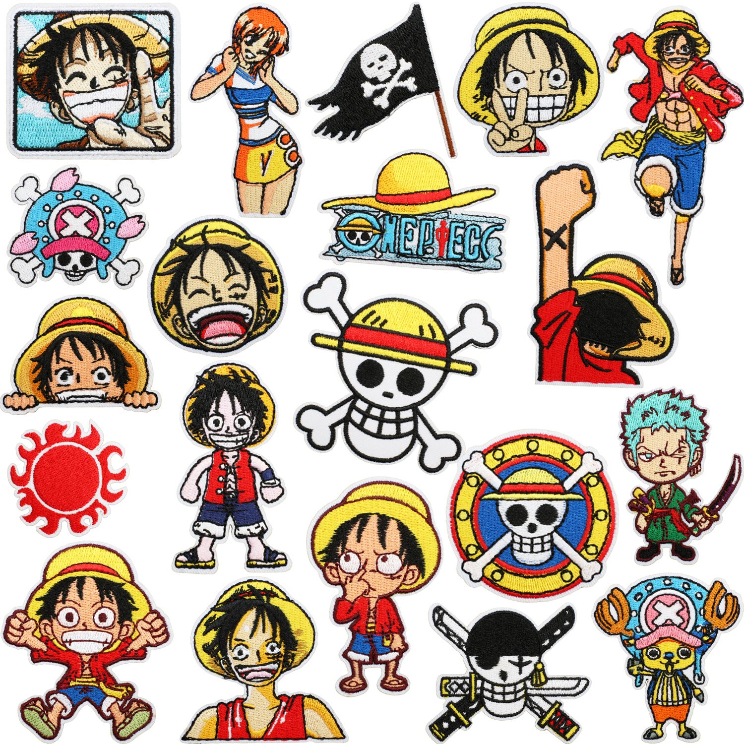 Wholesale Anime Embroidery Patch Stylish Sew On Clothing Decorative DIY Accessory For Bags And ets Gift Resale OLY Exclusive