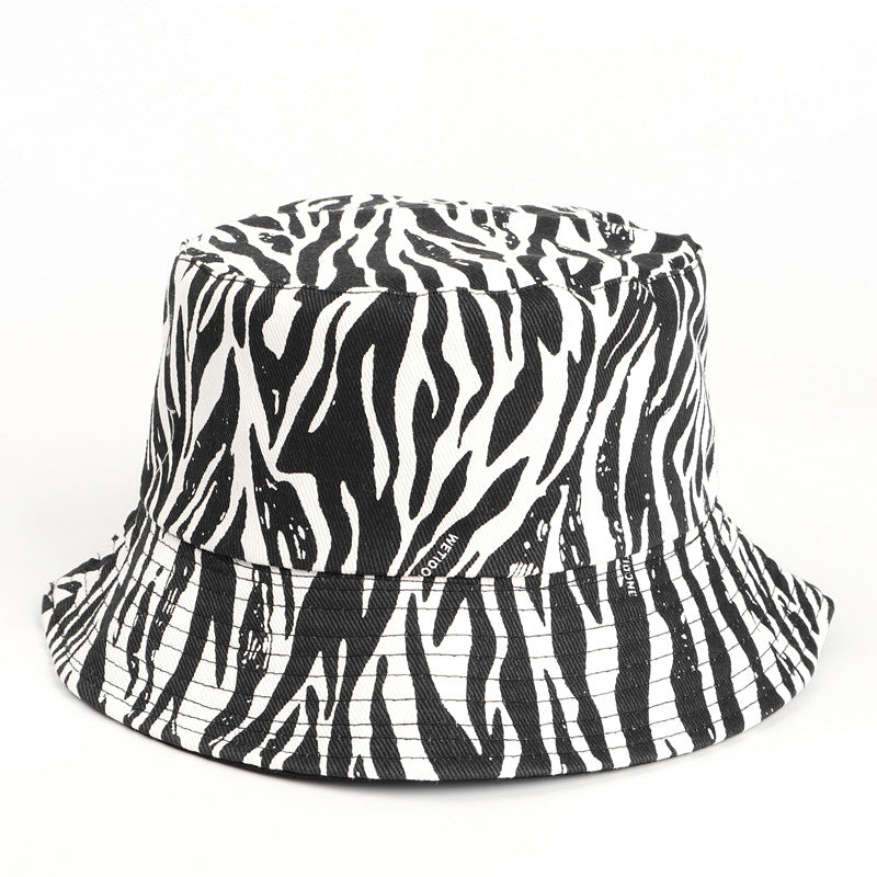 Wholesale Cotton Zebra Print Bucket Hat