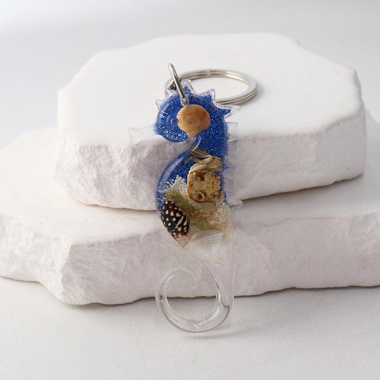 Wholesale Seahorse Keychain Marine Keychain