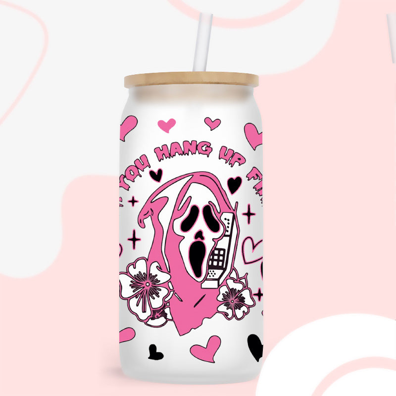 Wholesale Skeleton Phone Series  16oz Cup UV DTF Wraps