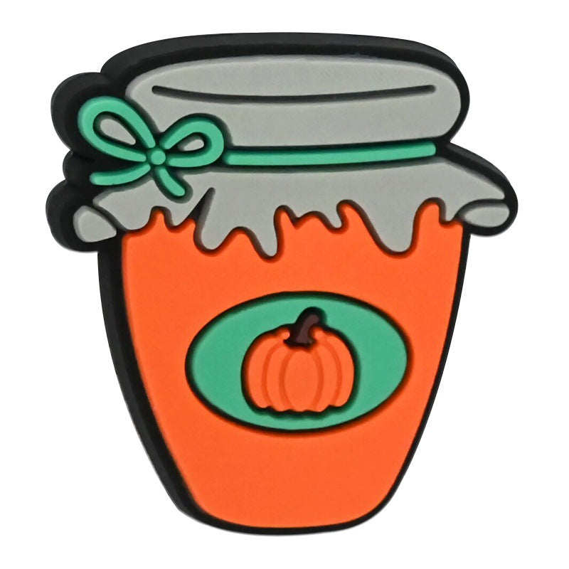 Wholesale Random 100pcs/pack  Thanksgiving-themed cartoon soft rubber beads