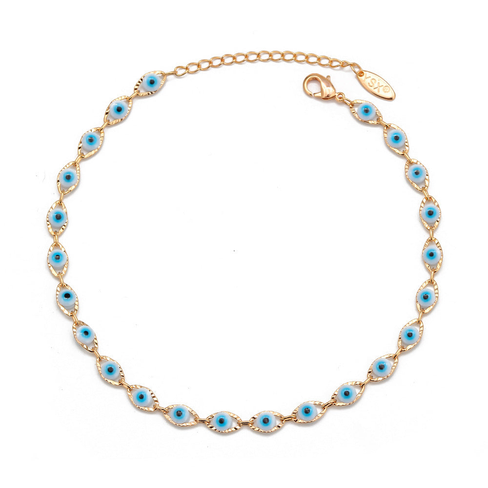 Wholesale Demon Eye Copper Bracelet