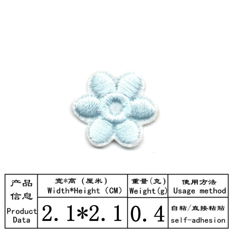 Wholesale Embroidery Thread Self Adhesive Patch Set Heart And Flower Designs For Clothing And Towel Decor Boutique Resale