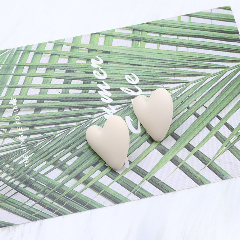 Wholesale Valentine's Day 18 Colors Small Heart Valentine's Day Acrylic Earrings