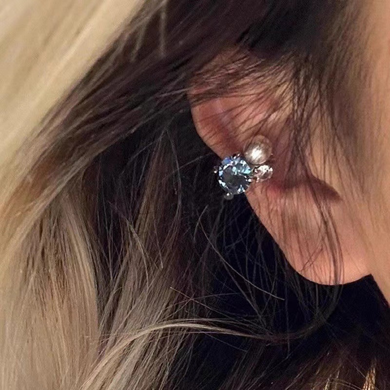 Wholesale Super Shiny Pearl Zircon Ear Cuff