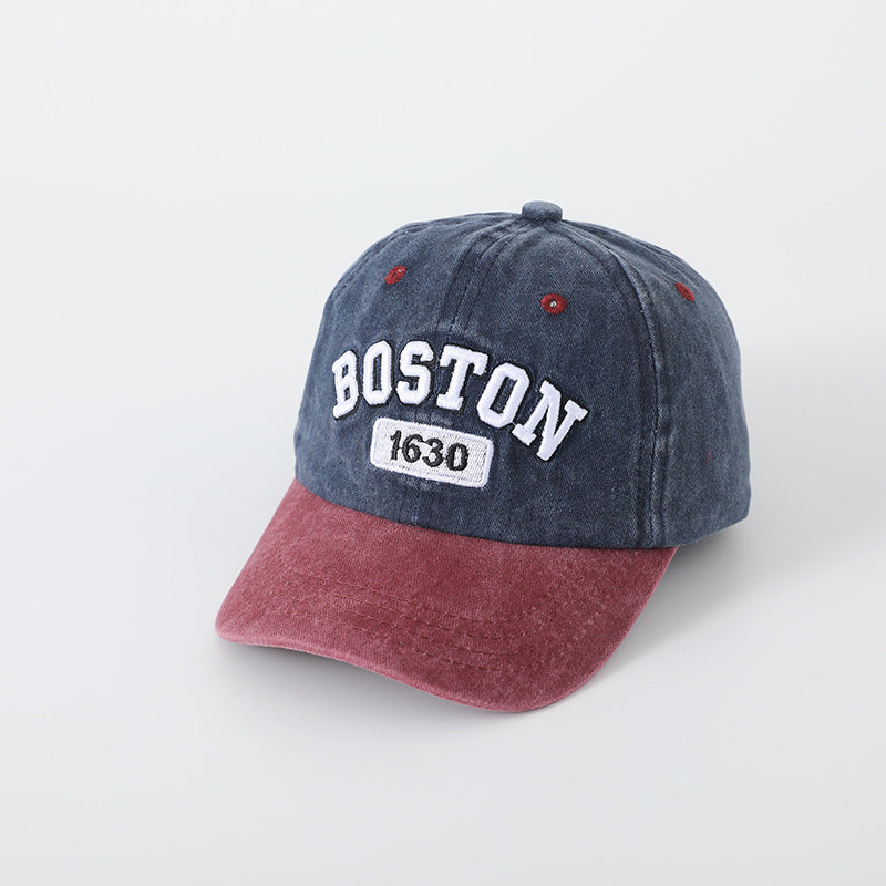 Wholesale Colorblock English Letters Baseball Cap