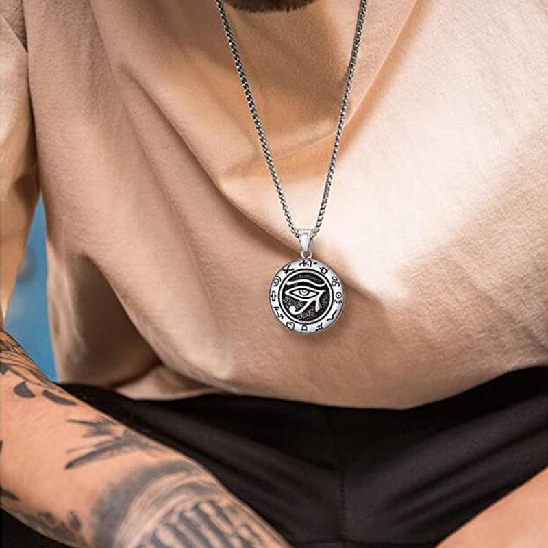 Wholesale Eye of Horus Pendant Alloy Necklaces