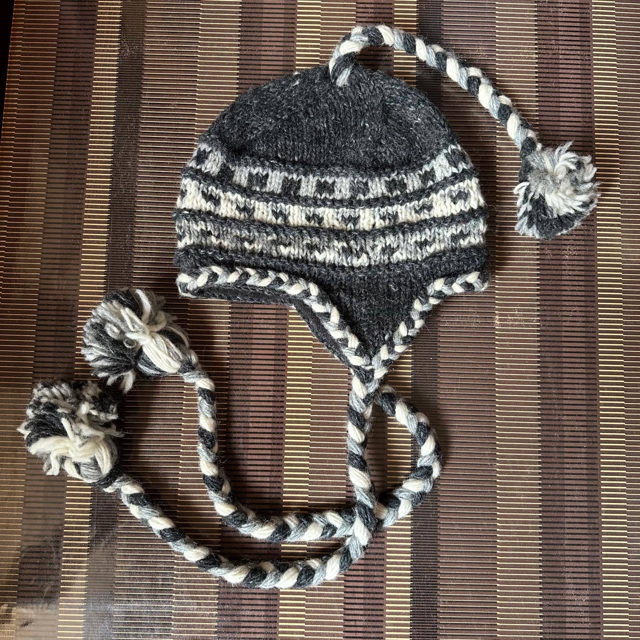 Wholesale Wool Warm Rainbow Plus Velvet Thick Earmuffs Beanie