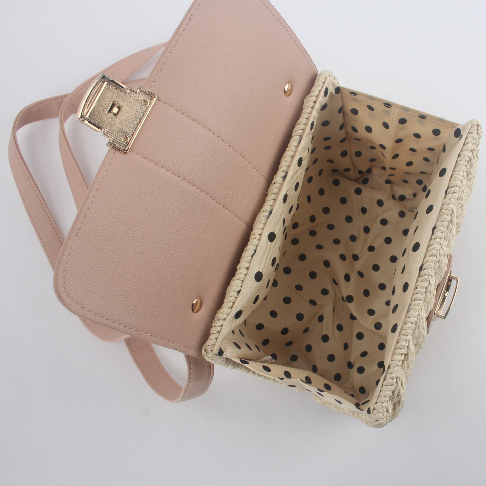 Wholesale Straw Summer Crossbody Versatile Small Square Bag