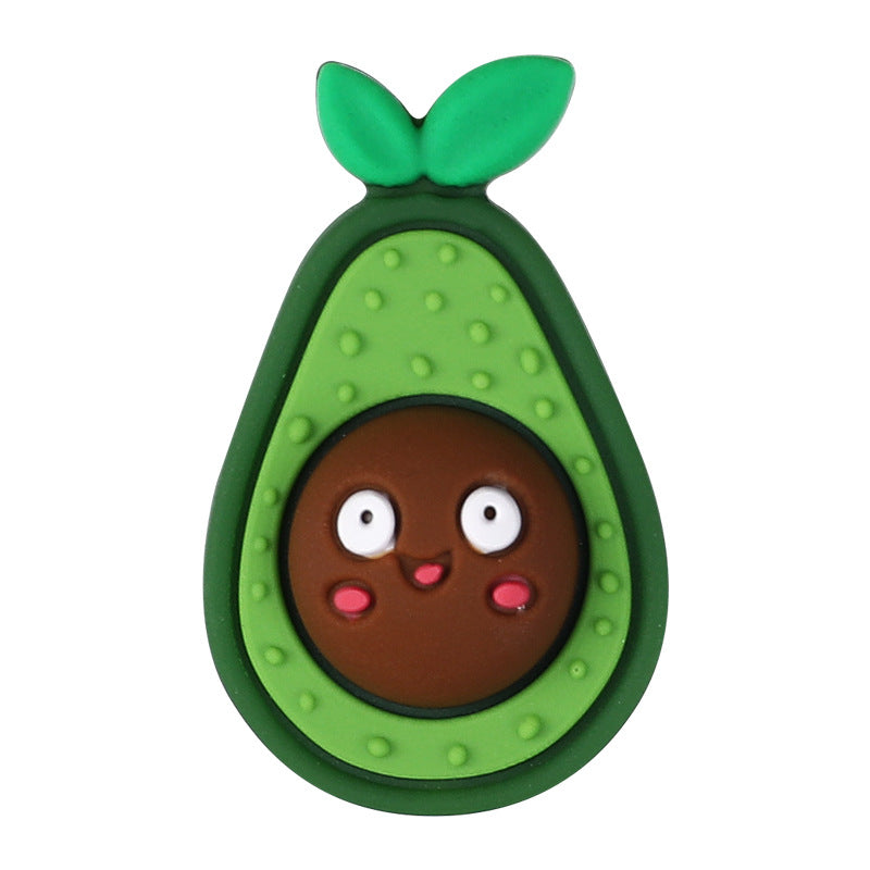 Wholesale 20pcs/pack Fruit 3D DIY Beaded Silicone Beads 3D