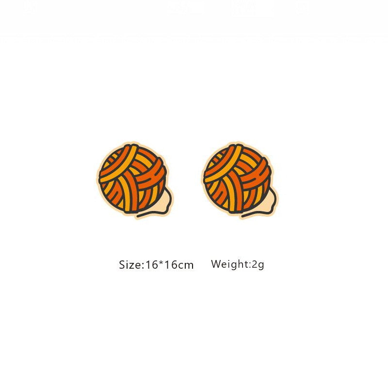 Wholesale Autumn Scene Wooden Earrings Pumpkin Maple Leaf Turkey Design Women S Fall Party Accessory