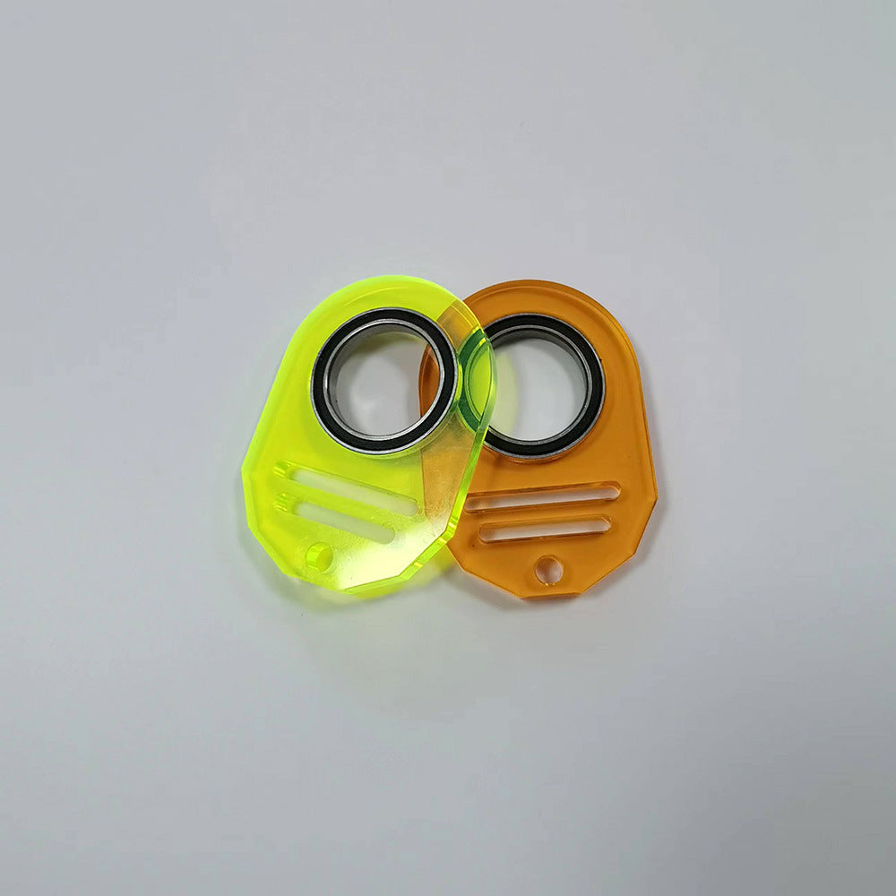 ACRYLIC ACRYLIC ACRYLIC ACRYLECHE FIDGET Spinner Keychain