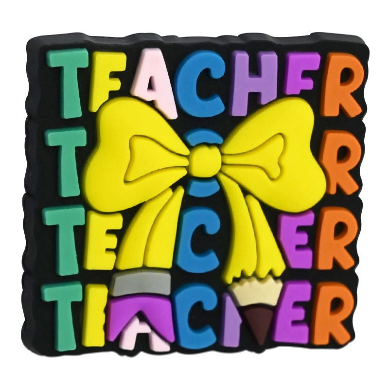 Wholesale Random 100pcs Student School Teacher' s Day Beads Focal Beads