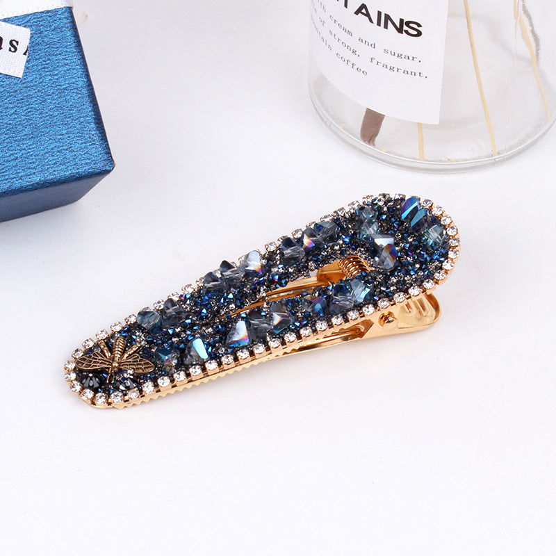Wholesale Rhinestone Geometric Side Full Diamond Hair Clips