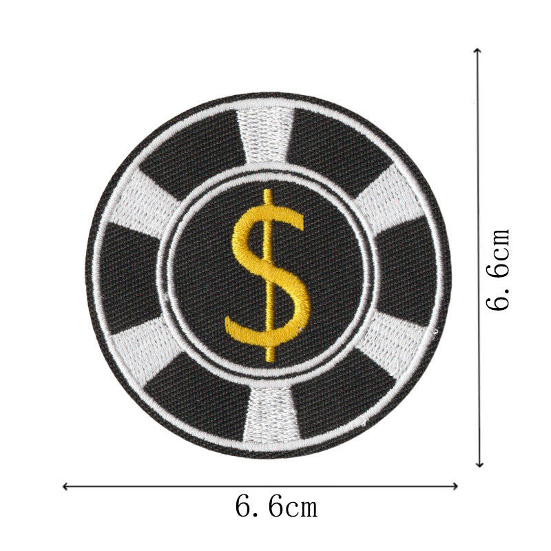 Wholesale Cartoon Denim Embroidered Patch Set Of 16 Iron On et Decor Craft Supply