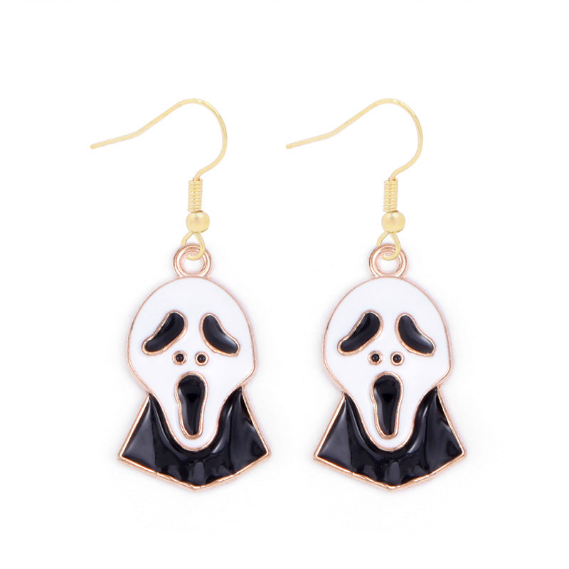 Wholesale  Earring Set Alloy Pumpkin Skull Ghost  Design Party Wear Accessory