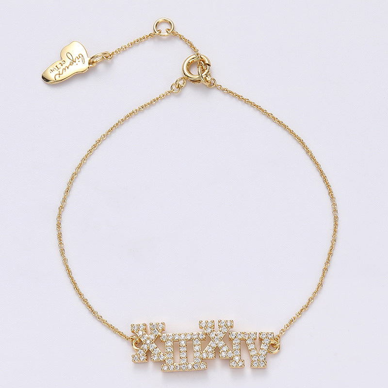 Wholesale Valentine's Day Letter Bracelet