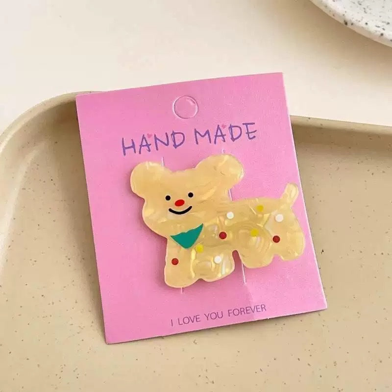 Wholesale Cute Puppy Hair Clip Cartoon Creative Realistic Kitten Hair Clip