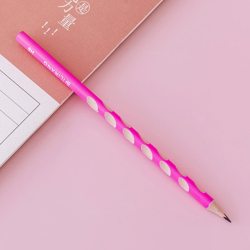 Wholesale Anti-bite Sticky Top Hole Pen Wooden Pencil