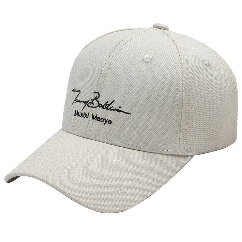 Wholesale Letter Embroidery Casual Versatile Fashion Minimalist Baseball Cap