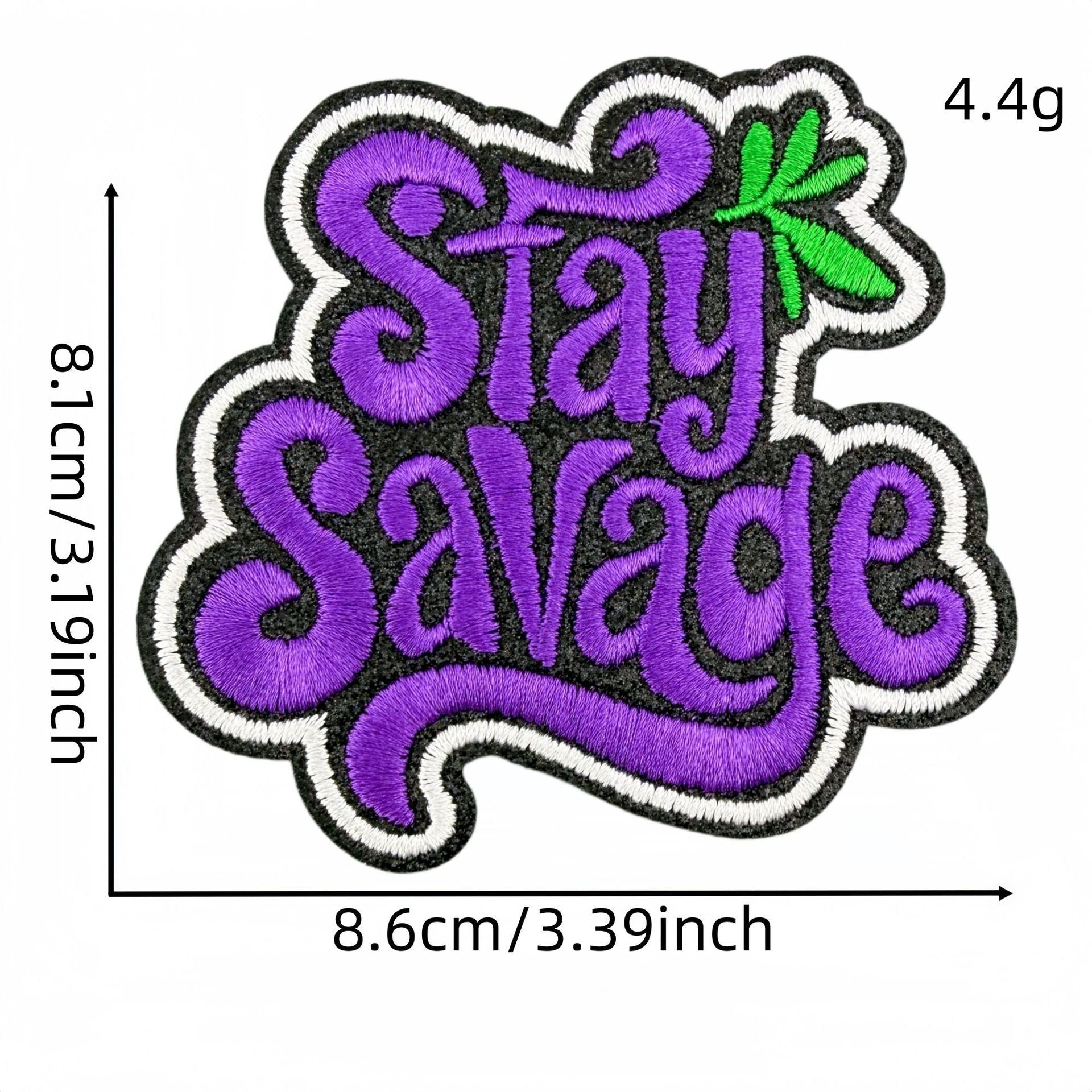 Wholesale Stylish 20 Piece Embroidered Letter Patches Leopard Print Iron On Badges For Clothing Bags DIY Craft Supply