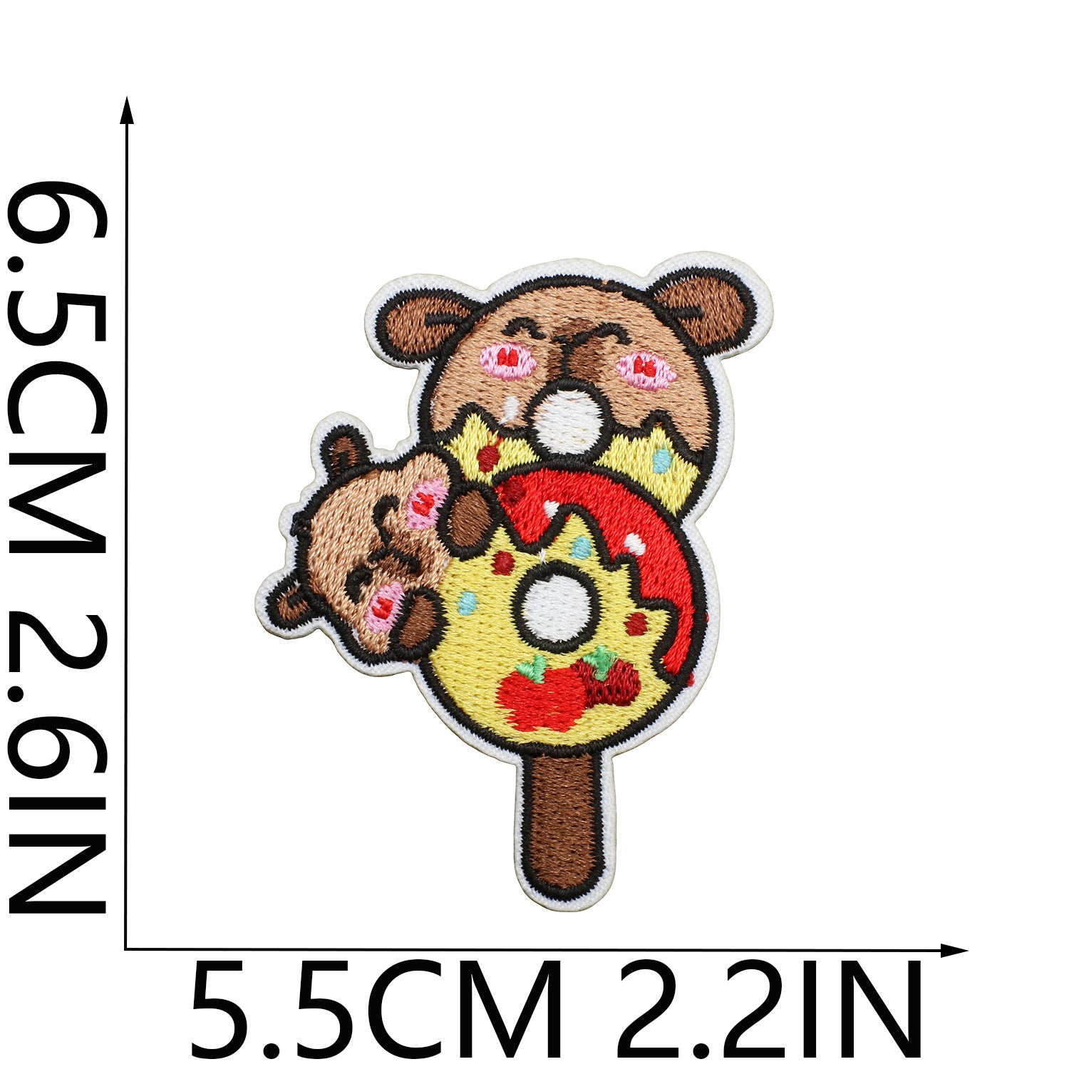 Wholesale Cartoon Capybara Embroidered Patch Decorative Accent For Clothing Stylish Gift For Boutique Resale