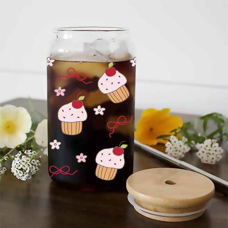 Wholesale Cartoon Dessert Series  16oz Cup UV DTF Wraps