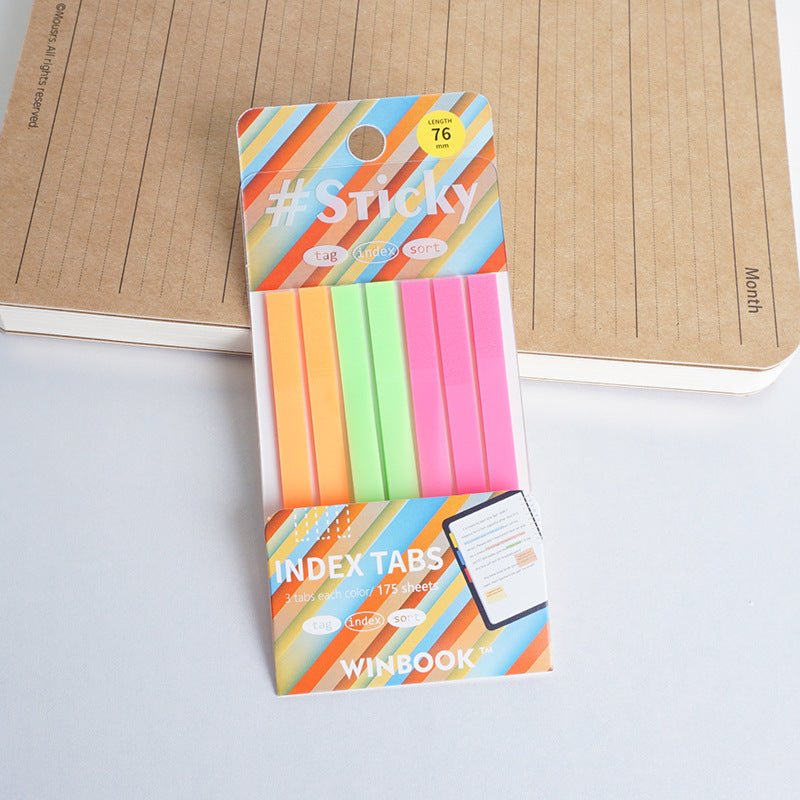 Wholesale 10PCS Transparent Paper Sticky Note Index Stickers