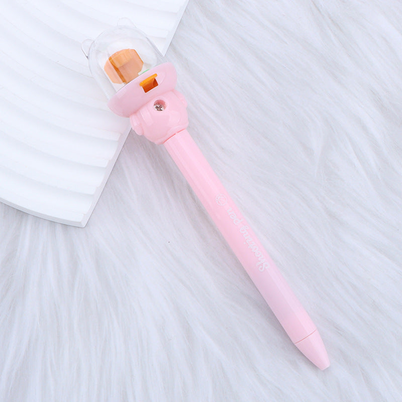 Wholesale Creative basketball ballpoint pen ins high-value student shooting gel pen quick-drying ink printable logo toy