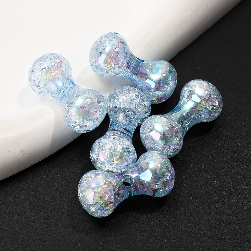 Cuentas de huesos de crujido acrílico de 50 piezas al por mayor