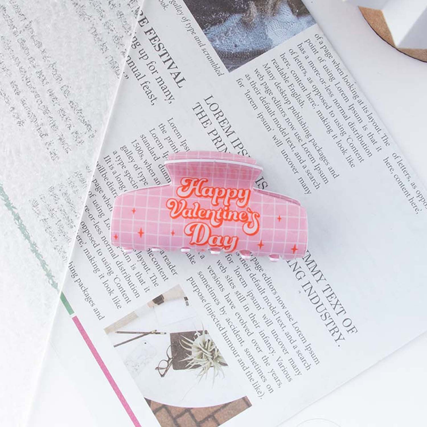 Wholesale Valentine's Day Series PVC Hair Clips