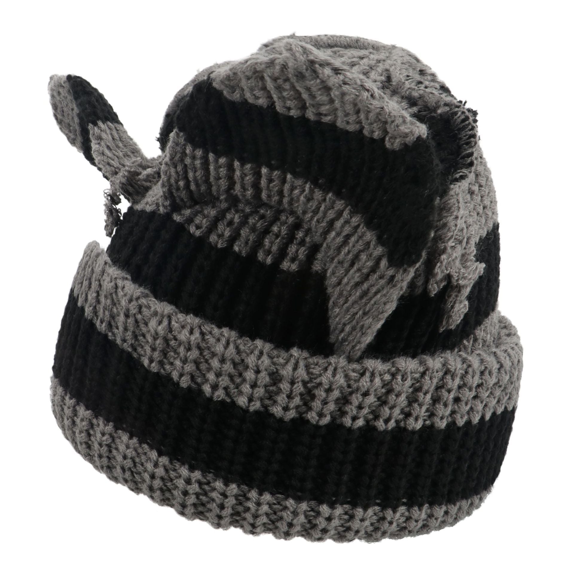 Wholesale Fashion Devil Ear Thickened Acrylic Knitted Hat