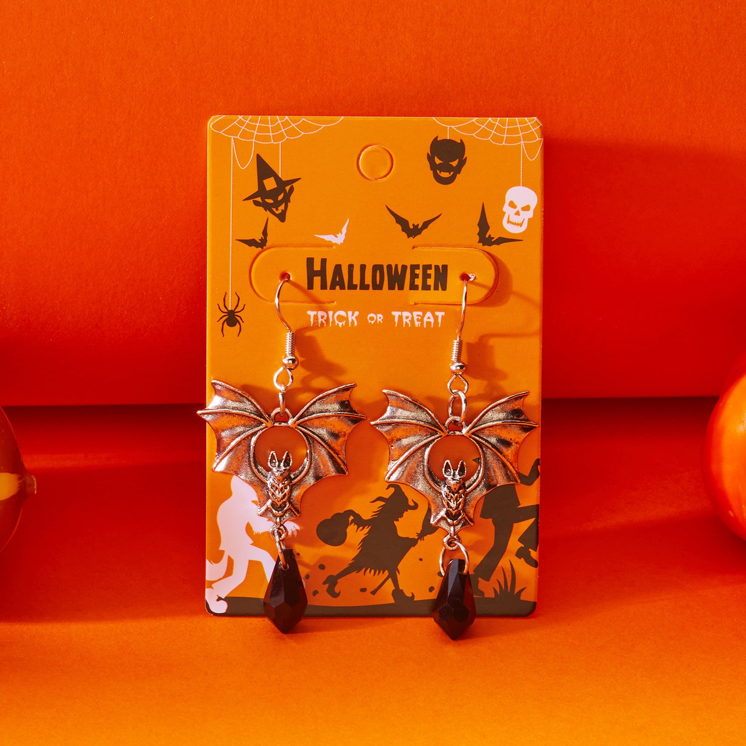 Wholesale Gothic Bat Earrings