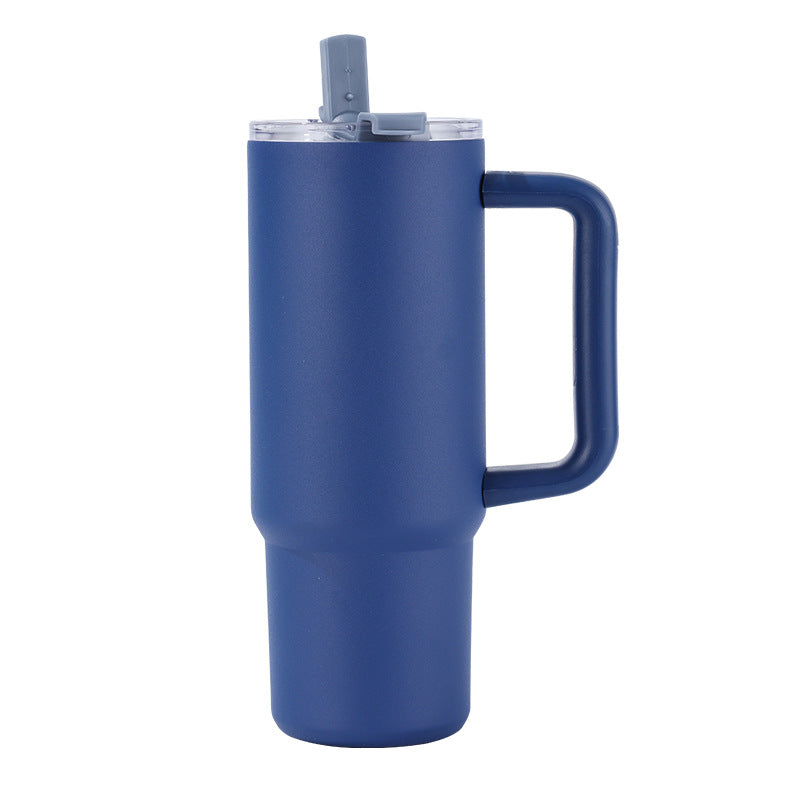 Wholesale Double-Layer 304 Stainless Steel Vacuum Insulated Car Cup Simple Modern Style Thermal Mug Cold Resistant Ice Dominating Cup