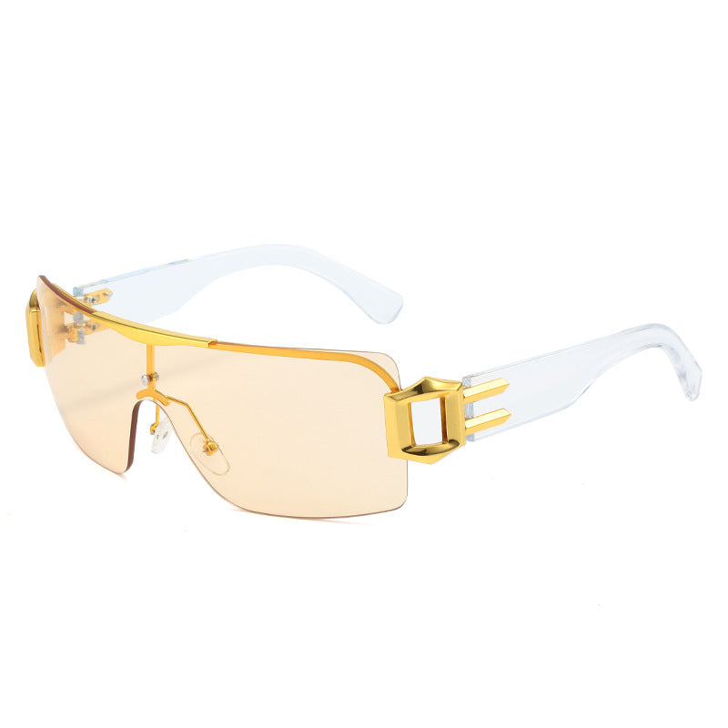 Wholesale D-shaped Stylish 3D Y2K Sunglasses