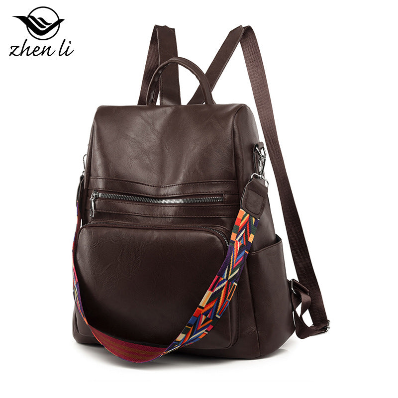 Wholesale High-end Fashion Large Capacity PU Women's Tote Backpack