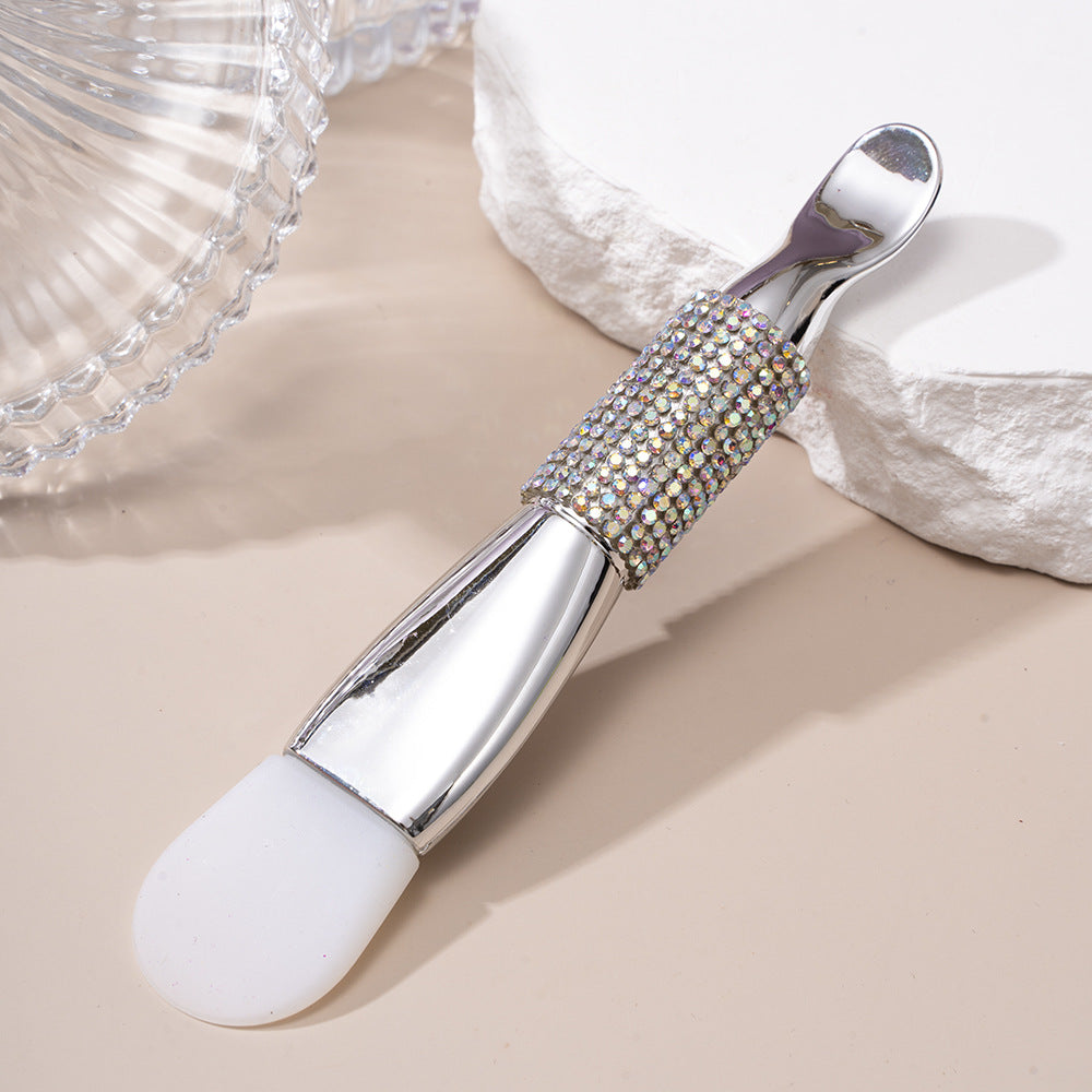 Wholesale Explosions mask brush silicone film rod soft hair facial beauty tools wholesale double head with scoop mud film brush