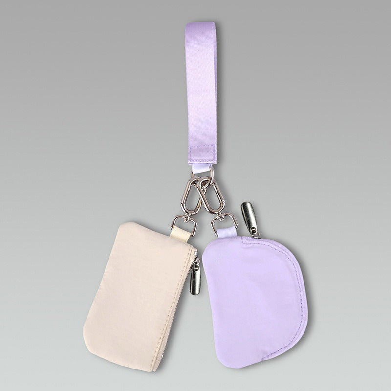 Wholesale Macaron Color Fresh Sweet Miko Coin Keychain