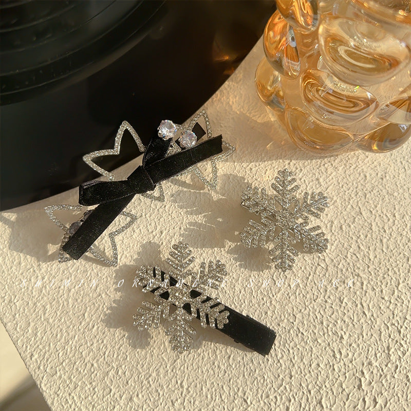 Wholesale Christmas Snowflake Hair Clips