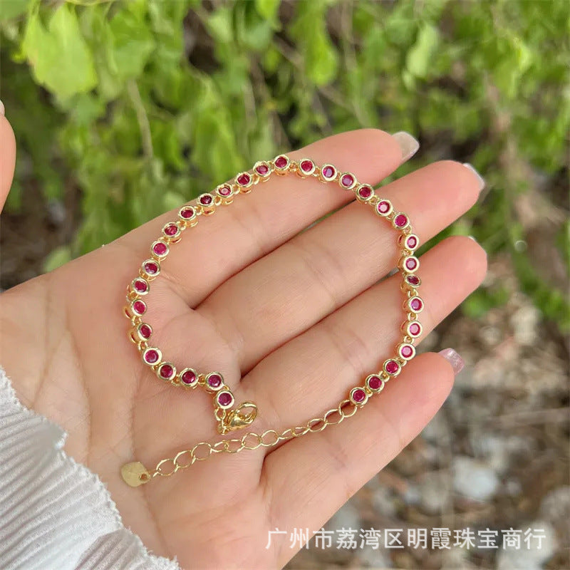 Wholesale Diamond Encrusted Zircon Bracelet