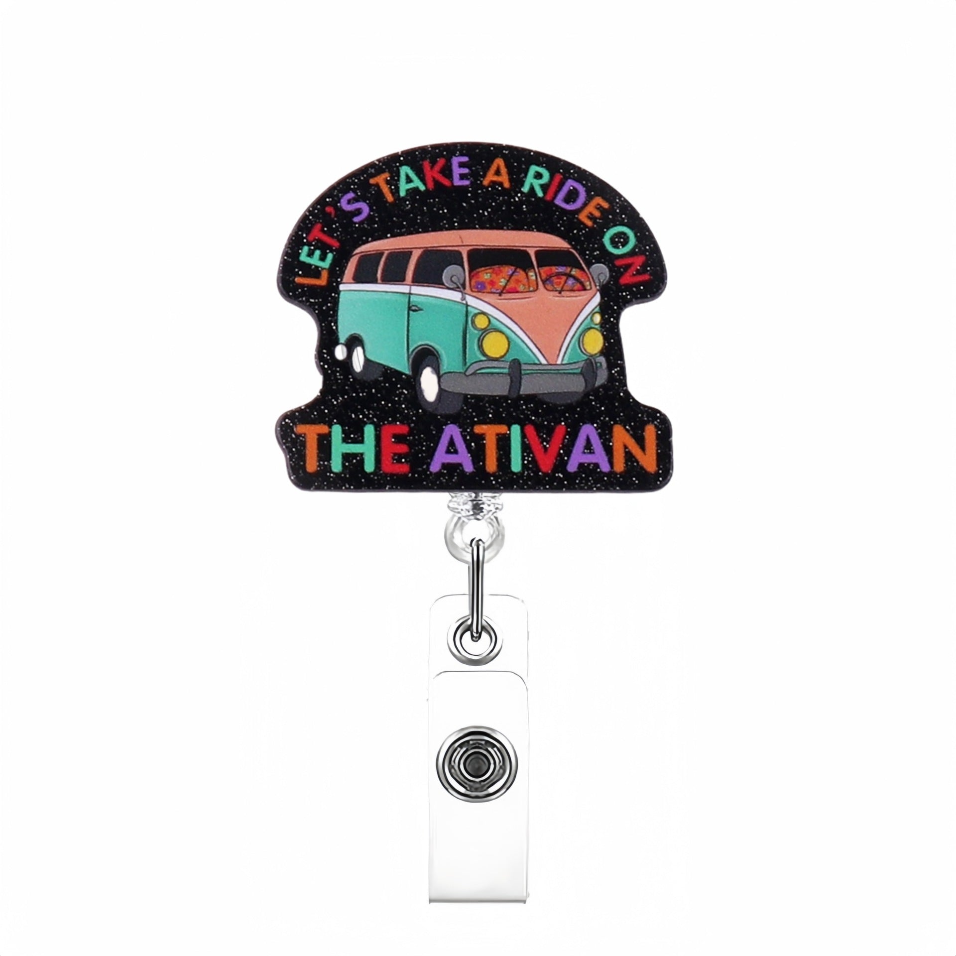 Wholesale 10pcs DIY acrylic jewelry blackened style badge retractable keychain