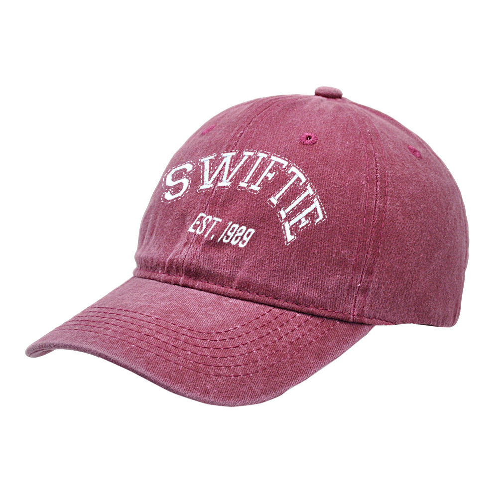 Wholesale Taylor Swift Embroidered 1989 Letters Vintage Baseball Cap