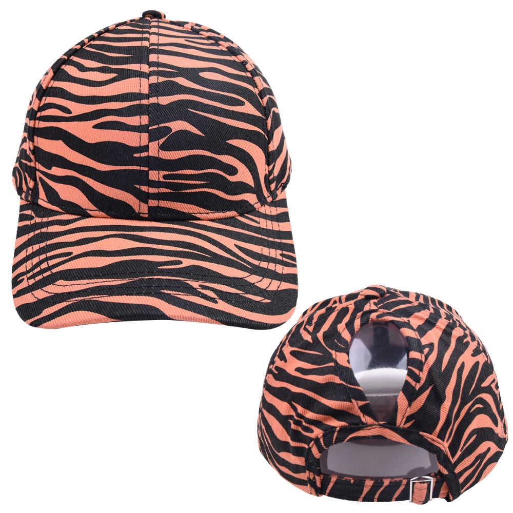 Capilla de béisbol de rayas de vaca de algodón al por mayor