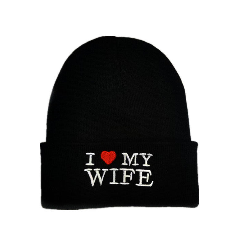 Wholesale Y2K Style Knitted Gothic Letter Embroidery Autumn and Winter Fashion Personality Couple Hat