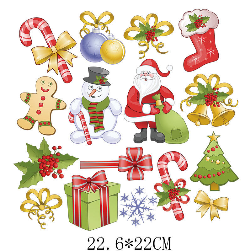 Wholesale Christmas Cartoon Heat Transfer Patterns  UV DTF Ready to Press Transfers Wraps