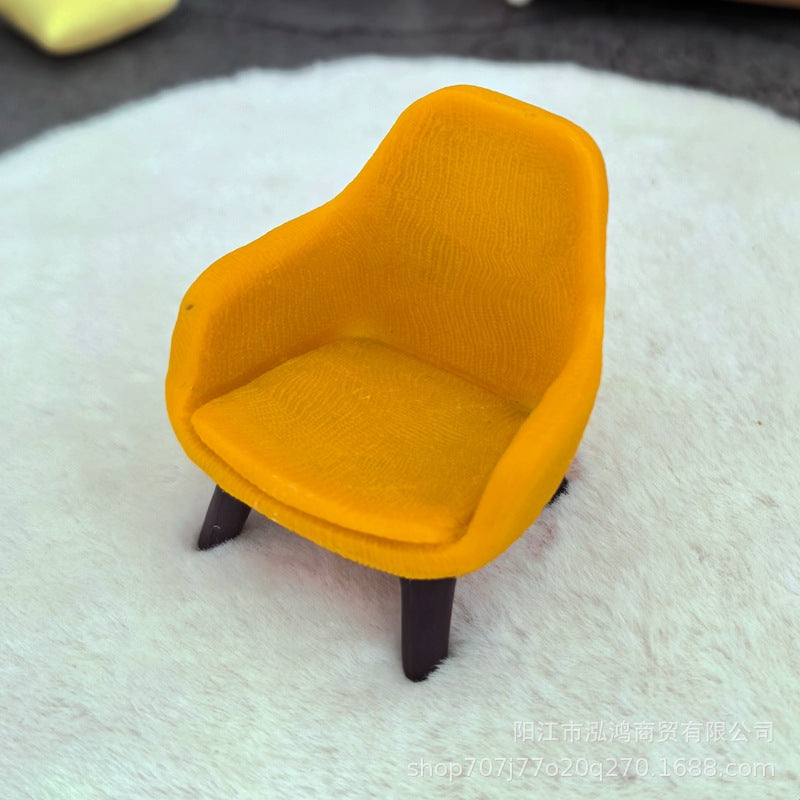 Wholesale Mini simulation small sofa micro landscape decoration  Doll Accessories