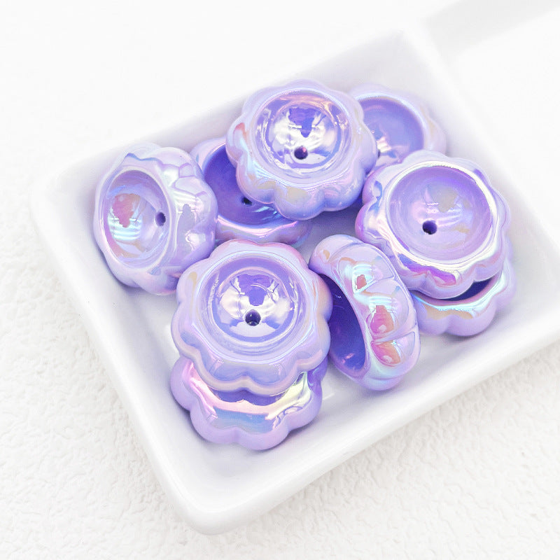 Wholesale Cloud Base Diy Loose Beads Special Shaped Bottom Beads Acrylic