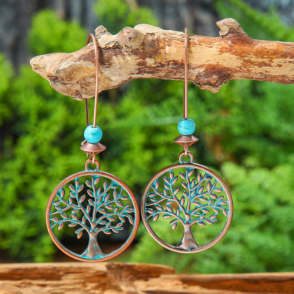 Wholesale Bohemian Retro Tassel Earrings Zinc Alloy Fashion Accessory For Party Wear And Resale